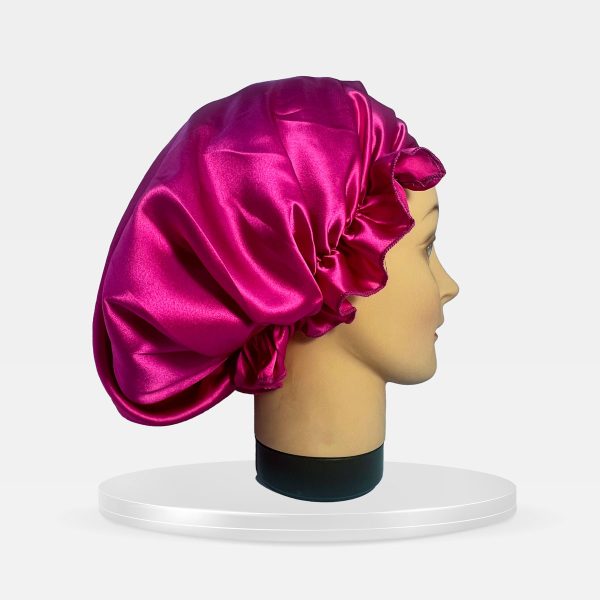 Silk Bonnet – Hot Pink