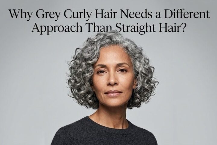 Grey Curly Hair