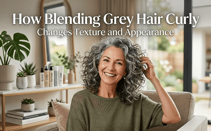 Blending Grey Hair Curly