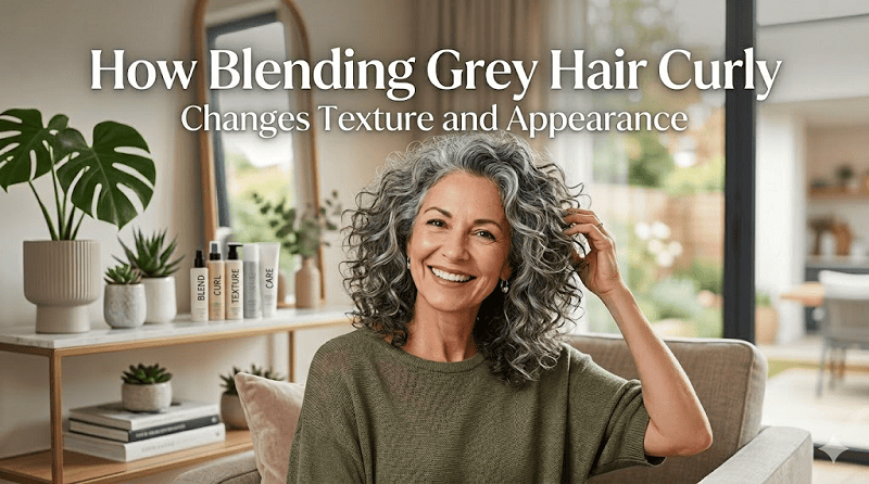 Blending Grey Hair Curly